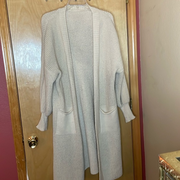 TikTok shop balloon sleeve long cardigan 100% polyester soft One size - Picture 1 of 1